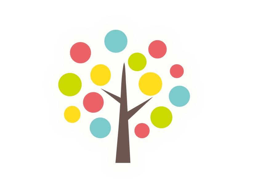 温かな木のロゴマーク