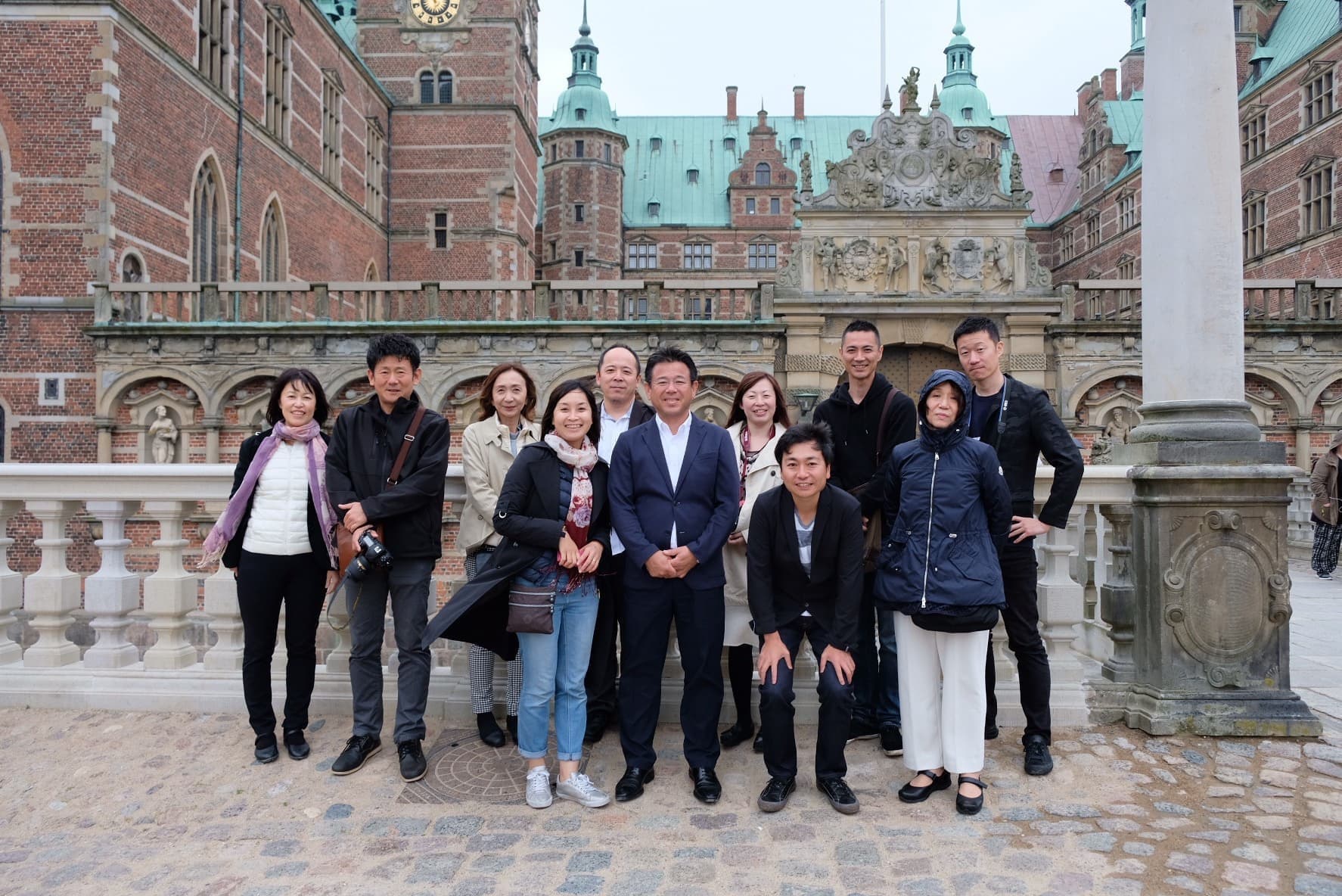 デンマークにて福岡福祉視察団の記念撮影